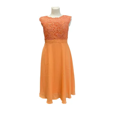 Sukienka Pomarańczowa koronka